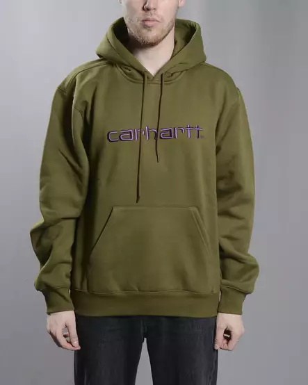 CARHARTT WIP Hooded Vihreä Huppari - Miesten Hupparit - I030547.1TE - 1