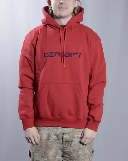 CARHARTT WIP Hooded Sweat Huppari Cherry - Miesten Hupparit - I030547.2QL - 1