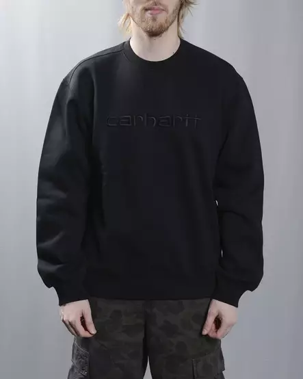 CARHARTT WIP Sweat collegepaita -Musta - Miesten Collegepaidat - I030546.00EXX - 1