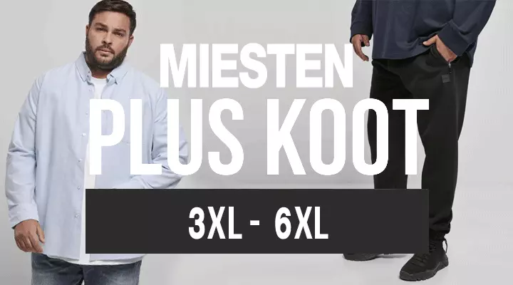 miesten pluskoko vaatteet