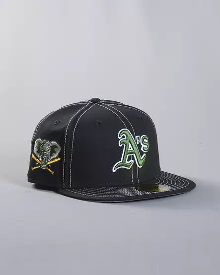 New Era 59FIFTY Athletics Contrast Stitch Bronx Store Exclusive Fitted - Musta - Lippikset - 71070491 - 1