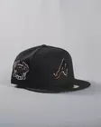 New Era 59FIFTY Atlanta Braves Copper Bronx Store Exclusive Fitted - musta - Lippikset - 71070548 - 1